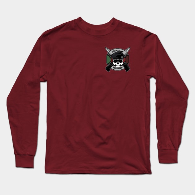 The Royal Tank Regiment (Small logo) Long Sleeve T-Shirt by TCP